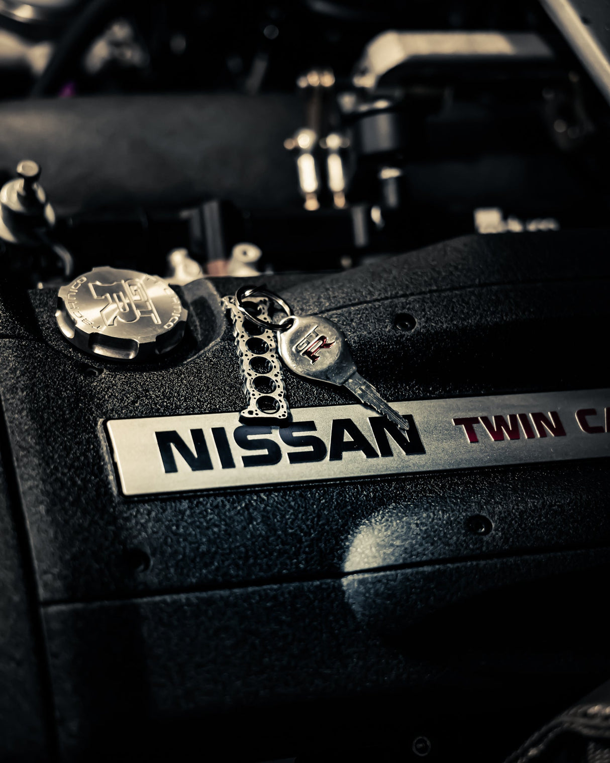 Miniatur einer Kopfdichtung für Nissan RB 20 / 25 / 26 DisagrEE