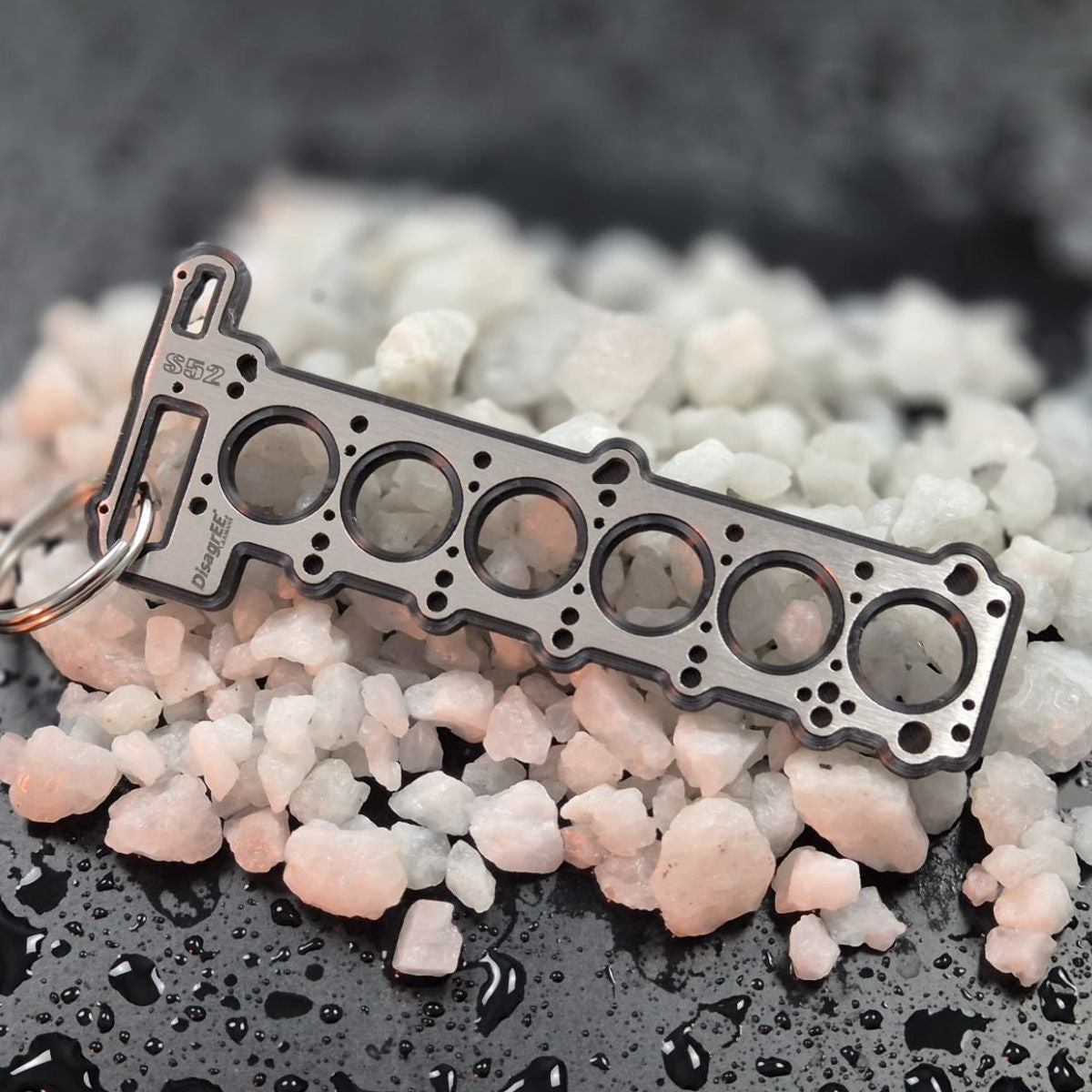 Miniature of a Head Gasket for BMW S50B30US Keychain Stainless Steel ...