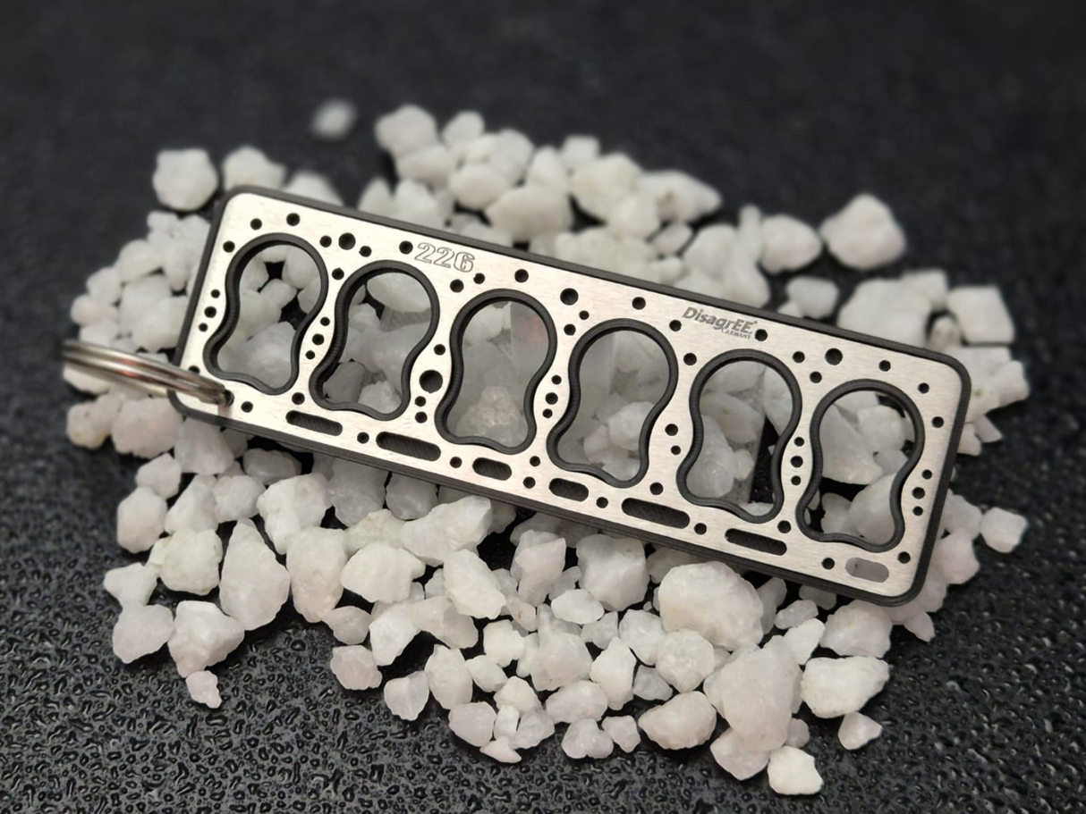 Miniatur einer Kopfdichtung für Continental 226 "Super Hurricane" DisagrEE