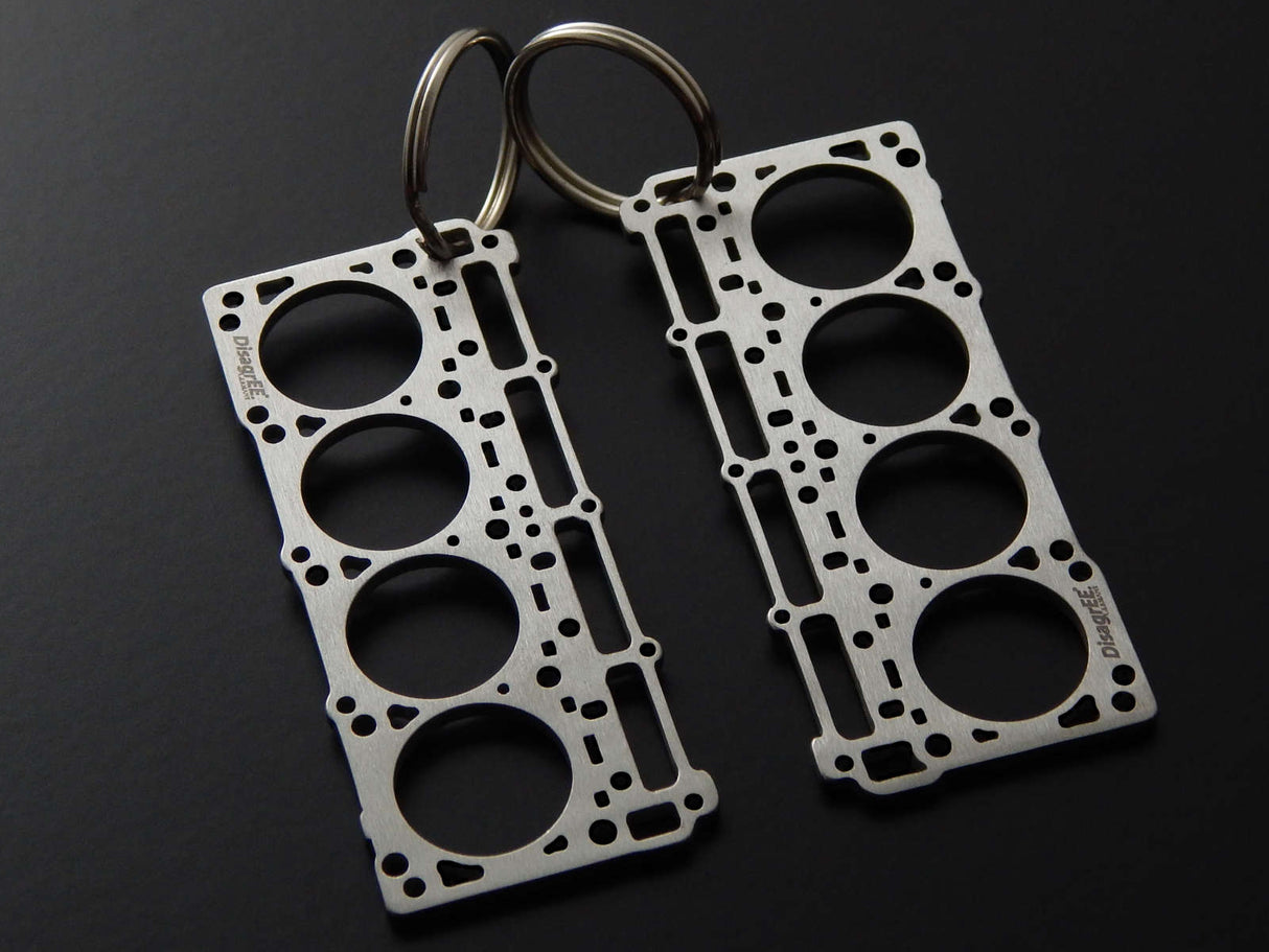 Miniatur einer Kopfdichtung für Dodge HEMI 6.2 (Hellcat/Demon) - DisagrEE - keychain - Schlüsselanhänger