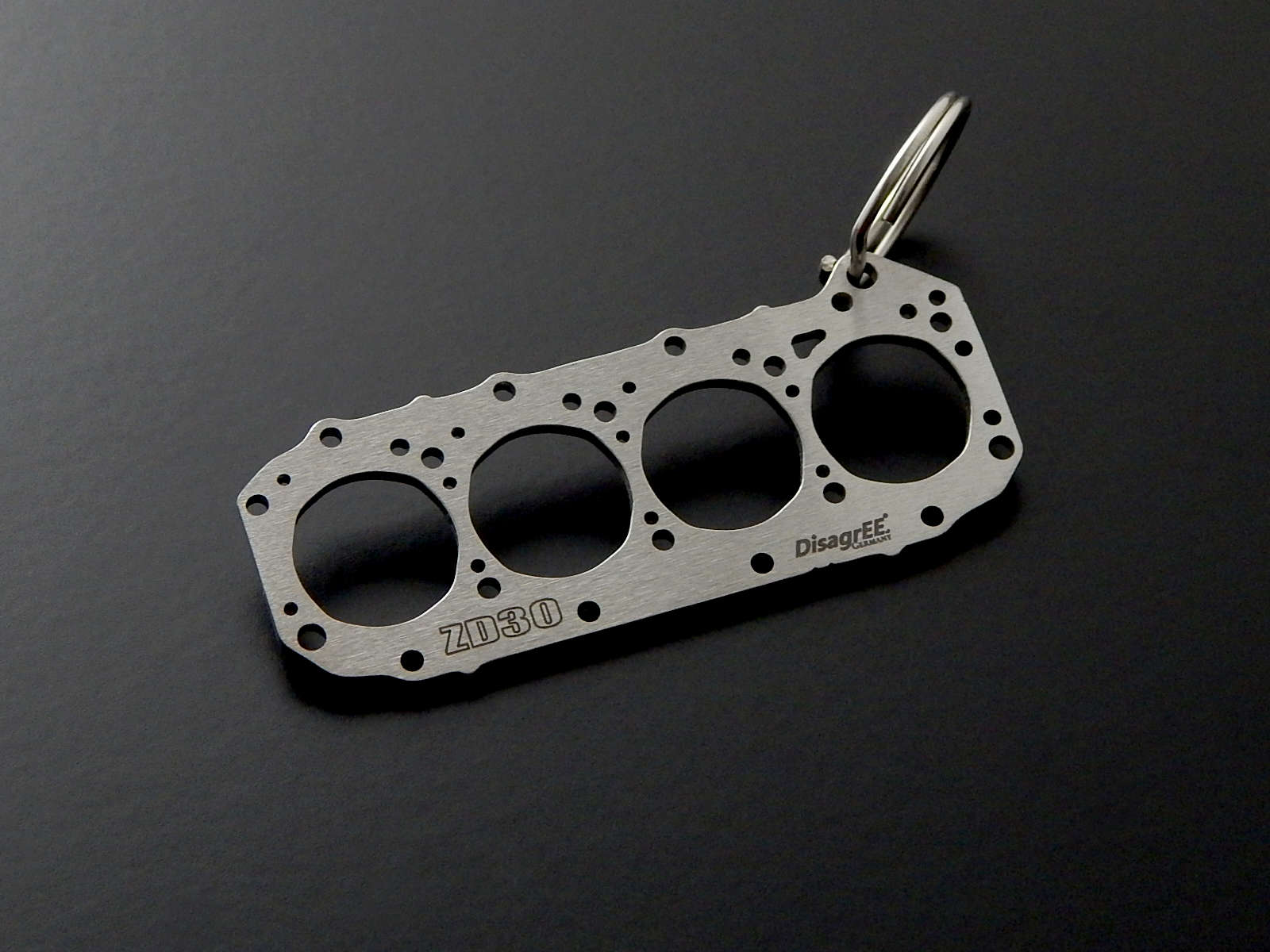 Miniatur einer Kopfdichtung für Nissan ZD30 - DisagrEE - keychain - Schlüsselanhänger