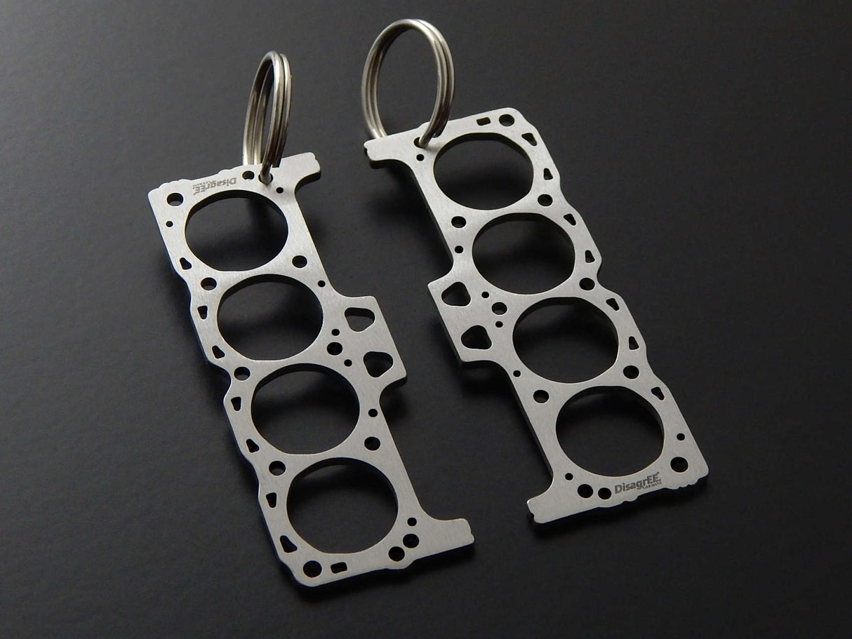 Miniatur einer Kopfdichtung für Ford 385 V8 Big Block - DisagrEE - keychain - Schlüsselanhänger