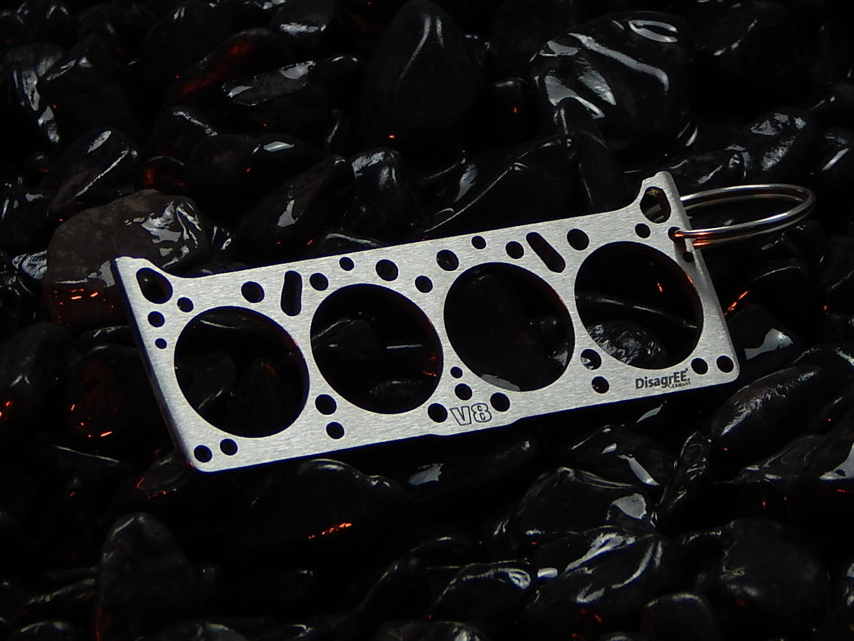 Miniatur einer Kopfdichtung für Pontiac V8 DisagrEE