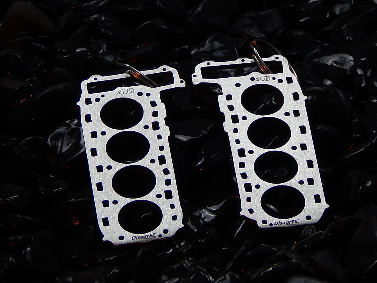 Miniatur einer Kopfdichtung für Audi/Porsche 4,0 TFSI EA825 DisagrEE