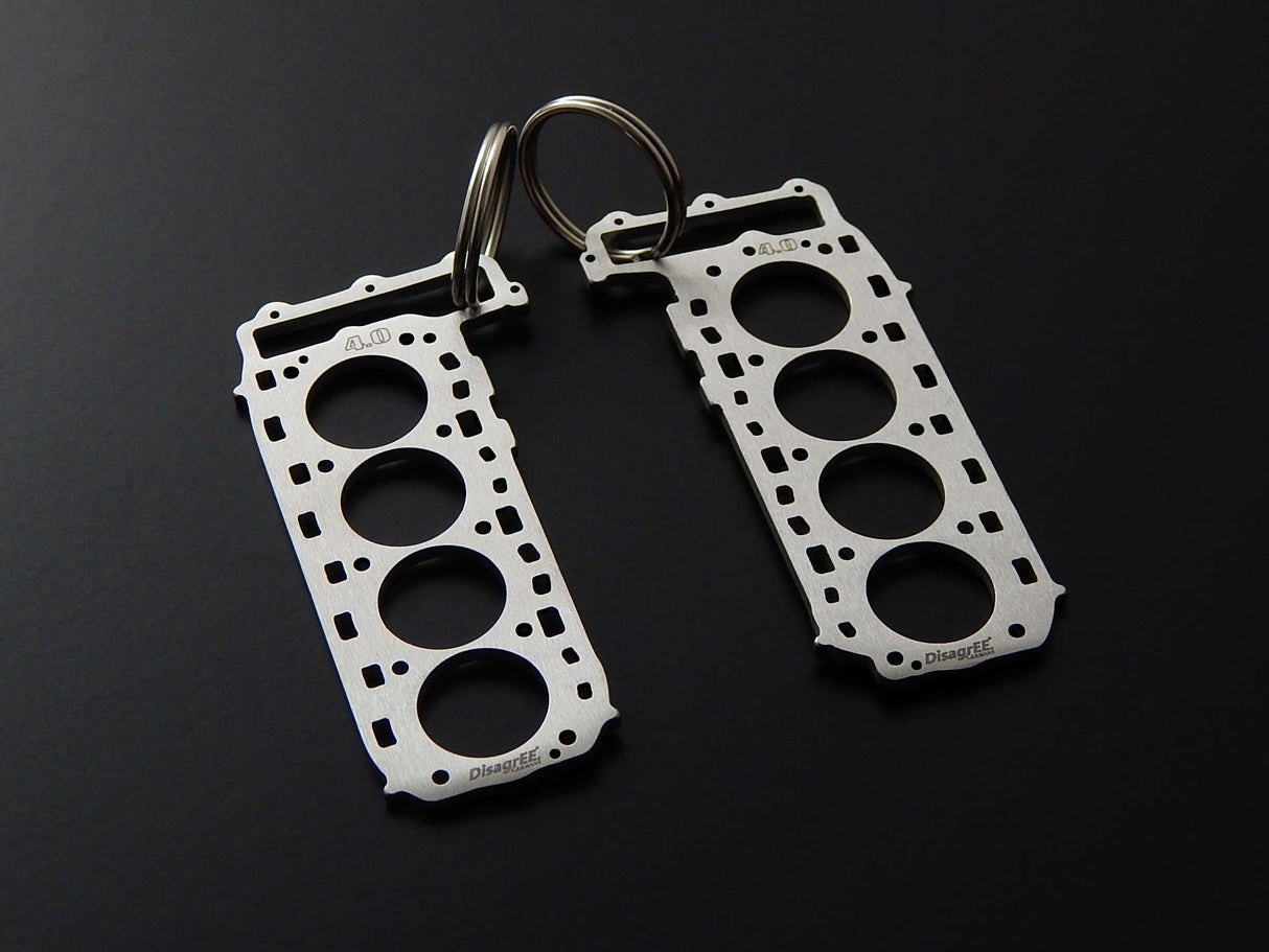 Miniatur einer Kopfdichtung für Audi/Porsche 4,0 TFSI EA825 DisagrEE