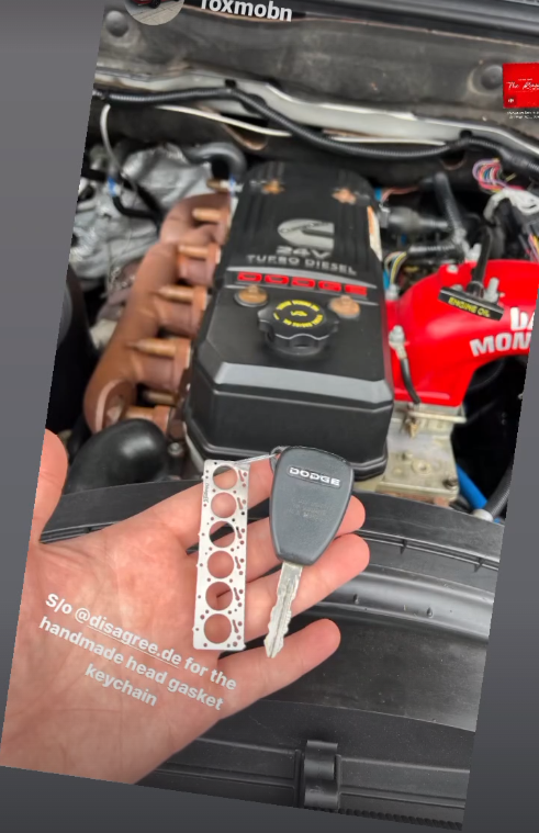 Miniatur einer Kopfdichtung für Cummins 5.9 (6BT) DisagrEE