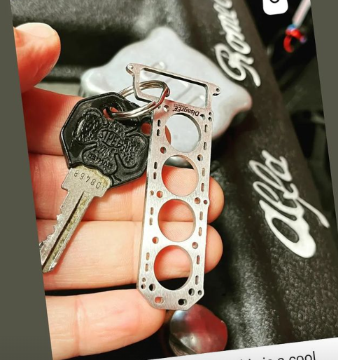 Miniatur einer Kopfdichtung für Alfa Romeo Twin Cam DisagrEE