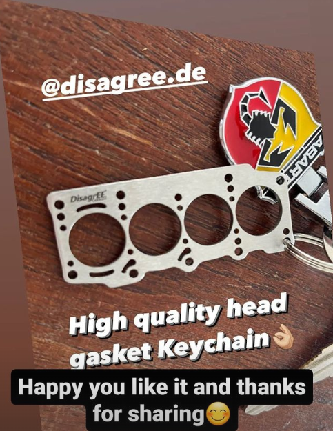 Miniatur einer Kopfdichtung für Fiat "FIRE" 1.4 DisagrEE