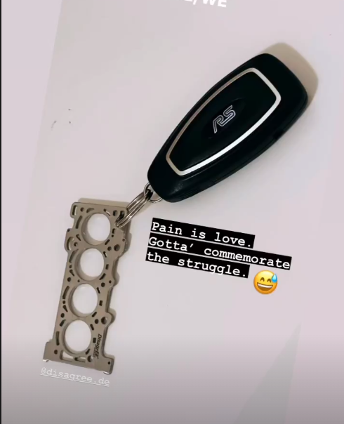 Miniatur einer Kopfdichtung für Ford Ecoboost 2,3 DisagrEE