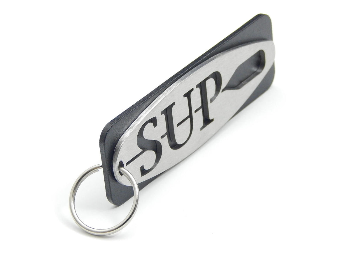 SUP Edelstahl / Aluminium - DisagrEE - keychain - Schlüsselanhänger