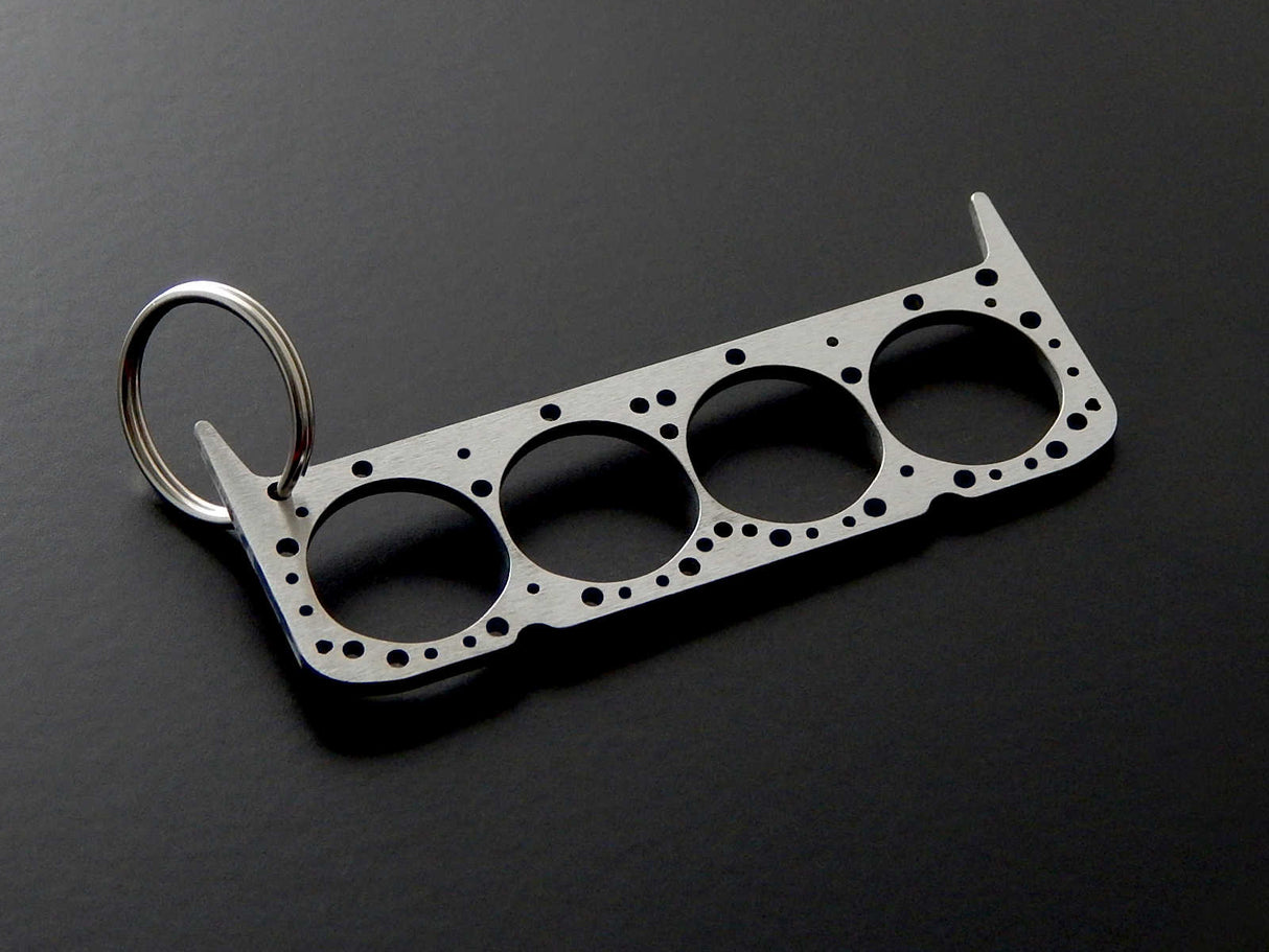 Miniatur einer Kopfdichtung für Chevy Small Block Gen I / II - DisagrEE - keychain - Schlüsselanhänger