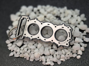 keychain - Schlüsselanhänger - Miniatur einer Kopfdichtung für Triumph Rocket III 2294cc - DisagrEE Germany