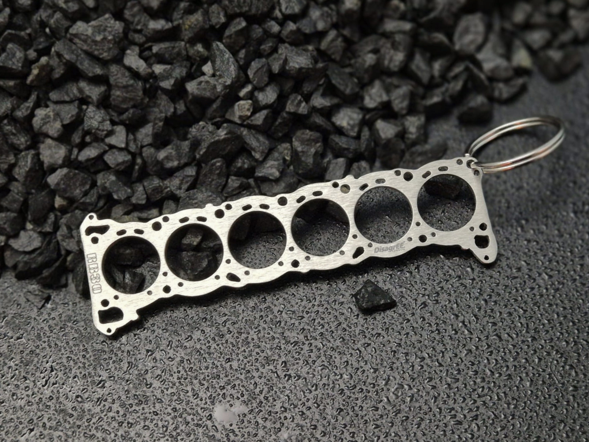Rb25 Engine Keychain Keychain – Head Gasket for Nissan RB20 / RB25 / RB26 / RB30 – DisagrEE
