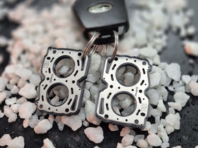 keychain - Schlüsselanhänger - Miniatur einer Kopfdichtung für Subaru EJ - DisagrEE Germany