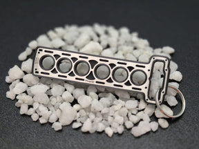 keychain - Schlüsselanhänger - Miniatur einer Kopfdichtung für Jaguar XK - DisagrEE Germany