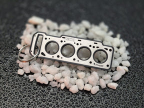 keychain - Schlüsselanhänger - Miniatur einer Kopfdichtung für BMW M10 - DisagrEE Germany