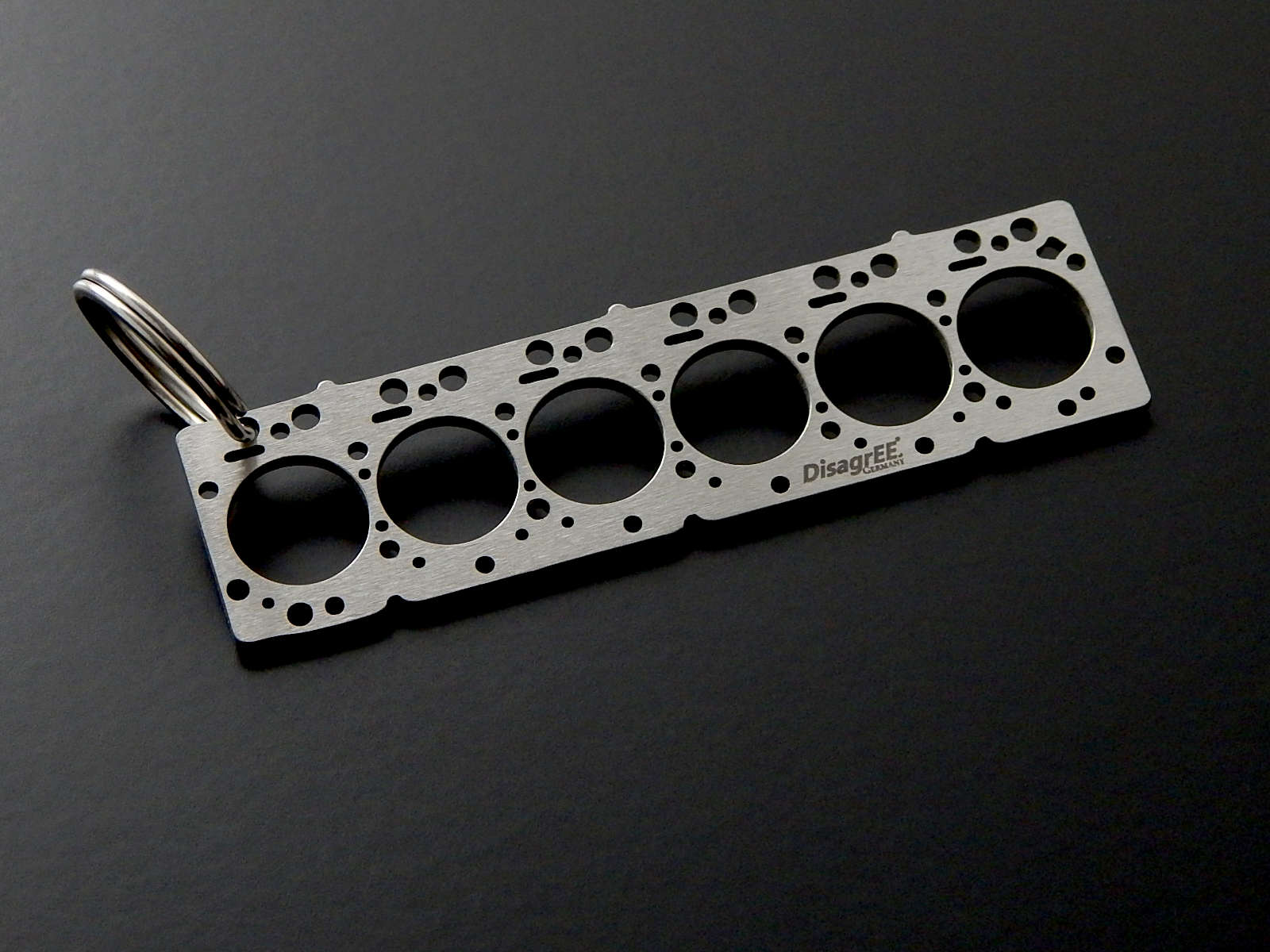 Miniatur einer Kopfdichtung für Cummins 6.7L - DisagrEE - keychain - Schlüsselanhänger