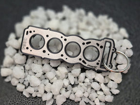 keychain - Schlüsselanhänger - Miniatur einer Kopfdichtung für Saab B204 / B234 - DisagrEE Germany