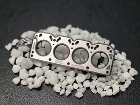 keychain - Schlüsselanhänger - Miniatur einer Kopfdichtung für Ford Kent Crossflow - DisagrEE Germany