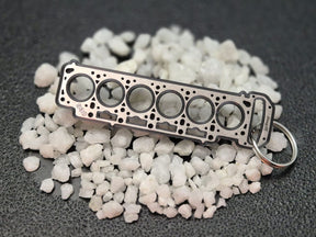 keychain - Schlüsselanhänger - Miniatur einer Kopfdichtung für BMW S38 / M88 - DisagrEE Germany