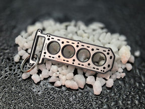 keychain - Schlüsselanhänger - Miniatur einer Kopfdichtung für Alfa Romeo Twin Cam - DisagrEE Germany