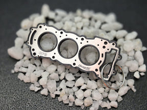 keychain - Schlüsselanhänger - Miniatur einer Kopfdichtung für Yamaha CP3 (MT09 etc.) - DisagrEE Germany