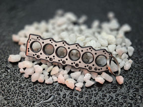 keychain - Schlüsselanhänger - Miniatur einer Kopfdichtung für Toyota 1HZ / 1HD - DisagrEE Germany