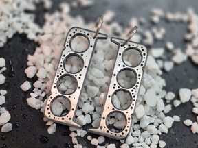 keychain - Schlüsselanhänger - Miniatur einer Kopfdichtung für Chevy Small Block Gen I / II - DisagrEE Germany