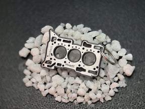 keychain - Schlüsselanhänger - Miniatur einer Kopfdichtung für Ford Ecoboost 1,5 "Dragon" - DisagrEE Germany
