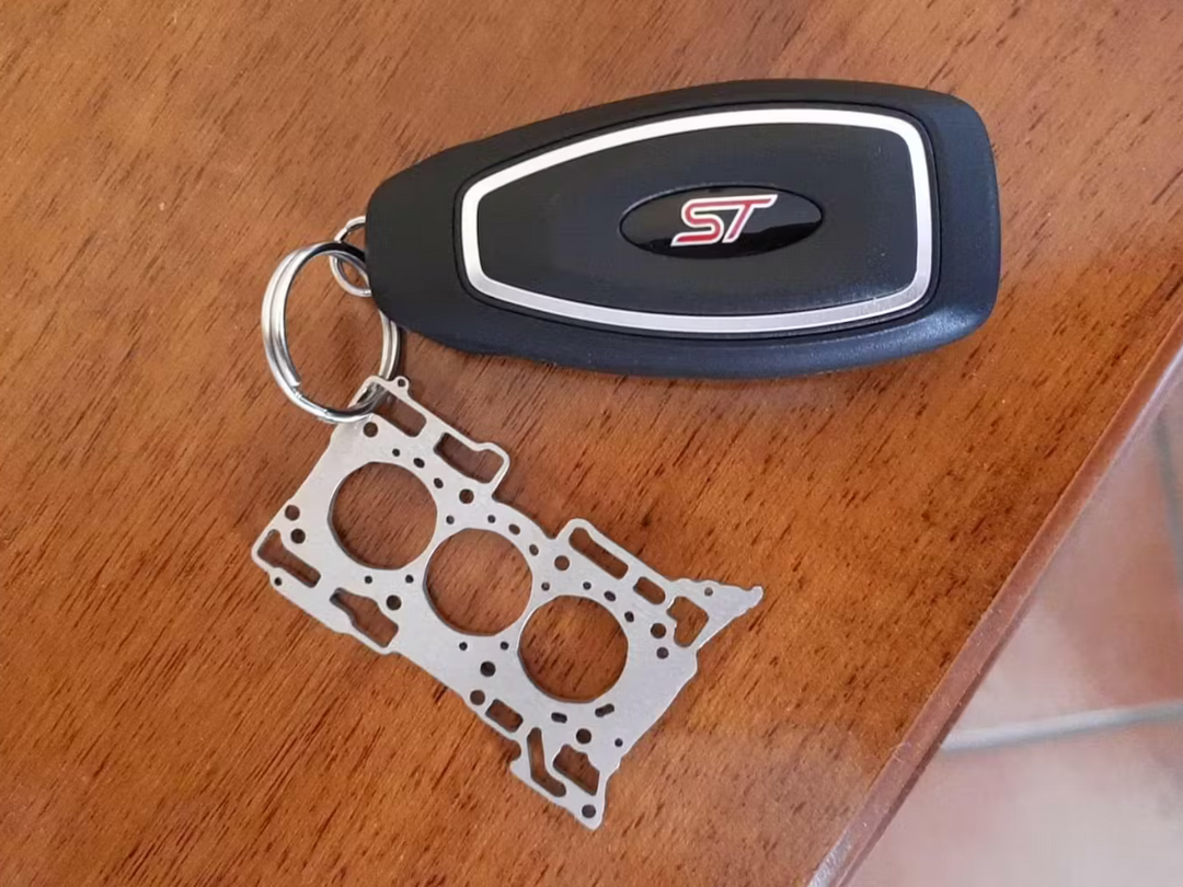 Miniatur einer Kopfdichtung für Ford Ecoboost 1,5 "Dragon" - DisagrEE - keychain - Schlüsselanhänger
