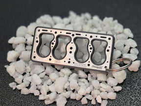 keychain - Schlüsselanhänger - Miniatur einer Kopfdichtung für Willys L134 "Go Devil" - DisagrEE Germany