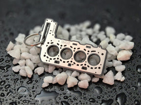keychain - Schlüsselanhänger - Miniatur einer Kopfdichtung für BMW B46 - DisagrEE Germany