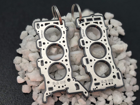 keychain - Schlüsselanhänger - Miniatur einer Kopfdichtung für Alfa Romeo JTS 3.2 V6 - DisagrEE Germany