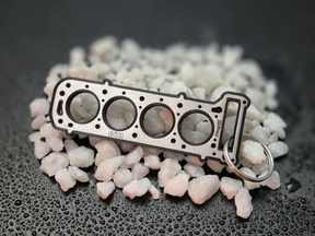 keychain - Schlüsselanhänger - Miniatur einer Kopfdichtung für Opel CiH - DisagrEE Germany