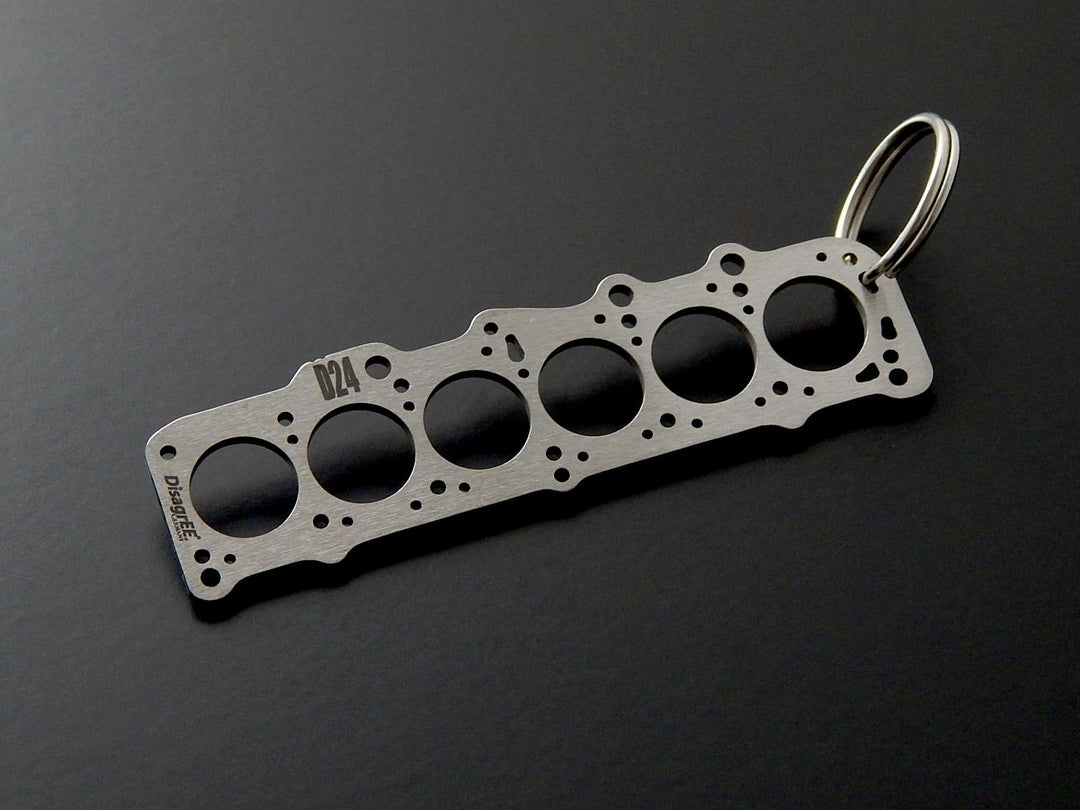 Miniatur einer Kopfdichtung für VW/Volvo D24 / D24T - DisagrEE - keychain - Schlüsselanhänger