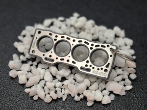 keychain - Schlüsselanhänger - Miniatur einer Kopfdichtung für Toyota 4E-FTE - DisagrEE Germany
