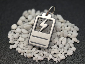 keychain - Schlüsselanhänger - Batteriesymbol Elektroauto - DisagrEE Germany