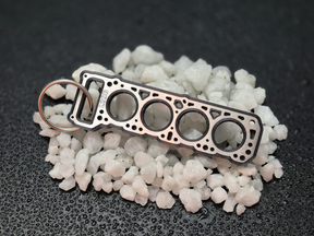 keychain - Schlüsselanhänger - Miniatur einer Kopfdichtung für Nissan/Datsun L20B - DisagrEE Germany