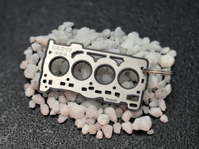 keychain - Schlüsselanhänger - Miniatur einer Kopfdichtung für VAG 1.5 TSI (EA211 evo) - DisagrEE Germany