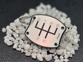 keychain - Schlüsselanhänger - Schaltschema 5 Gang - R links oben - DisagrEE Germany