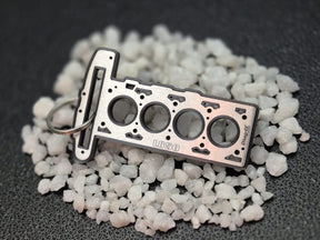 keychain - Schlüsselanhänger - Miniatur einer Kopfdichtung für GM/Chevy Ecotec L850 - DisagrEE Germany
