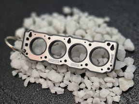 keychain - Schlüsselanhänger - Miniatur einer Kopfdichtung für Ford Pinto OHC - DisagrEE Germany