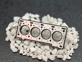 keychain - Schlüsselanhänger - Miniatur einer Kopfdichtung für Renault F4RT - DisagrEE Germany