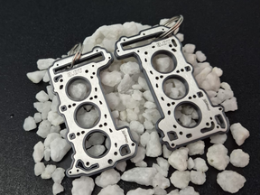 keychain - Schlüsselanhänger - Miniatur einer Kopfdichtung für Audi 3.0 TFSI EA839 - DisagrEE Germany