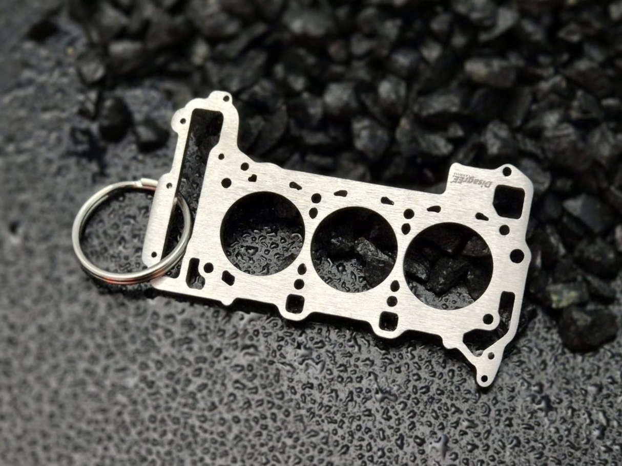 keychain - Schlüsselanhänger - Miniatur einer Kopfdichtung für Audi 3.0 TFSI EA839 - DisagrEE Germany