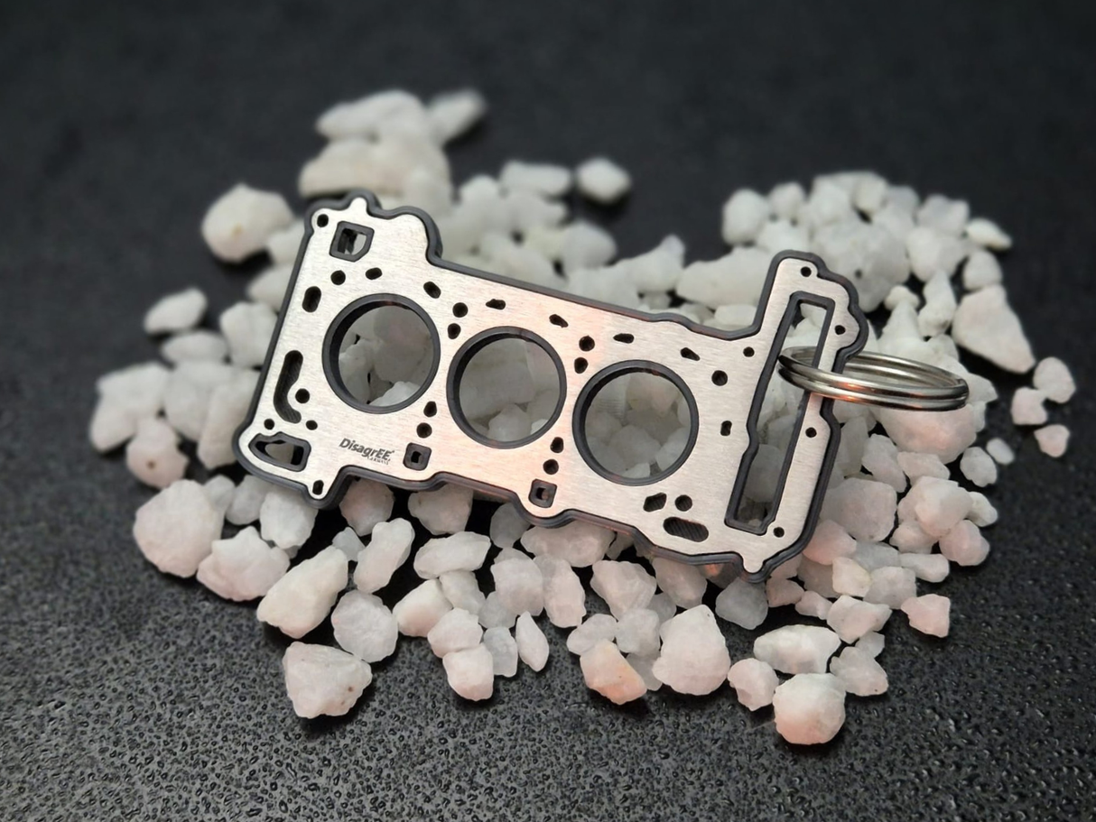 keychain - Schlüsselanhänger - Miniatur einer Kopfdichtung für Audi 3.0 TFSI EA839 - DisagrEE Germany