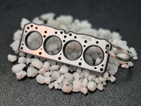 keychain - Schlüsselanhänger - Miniatur einer Kopfdichtung für Ford BD Cosworth (BDA, BDG etc.) - DisagrEE Germany