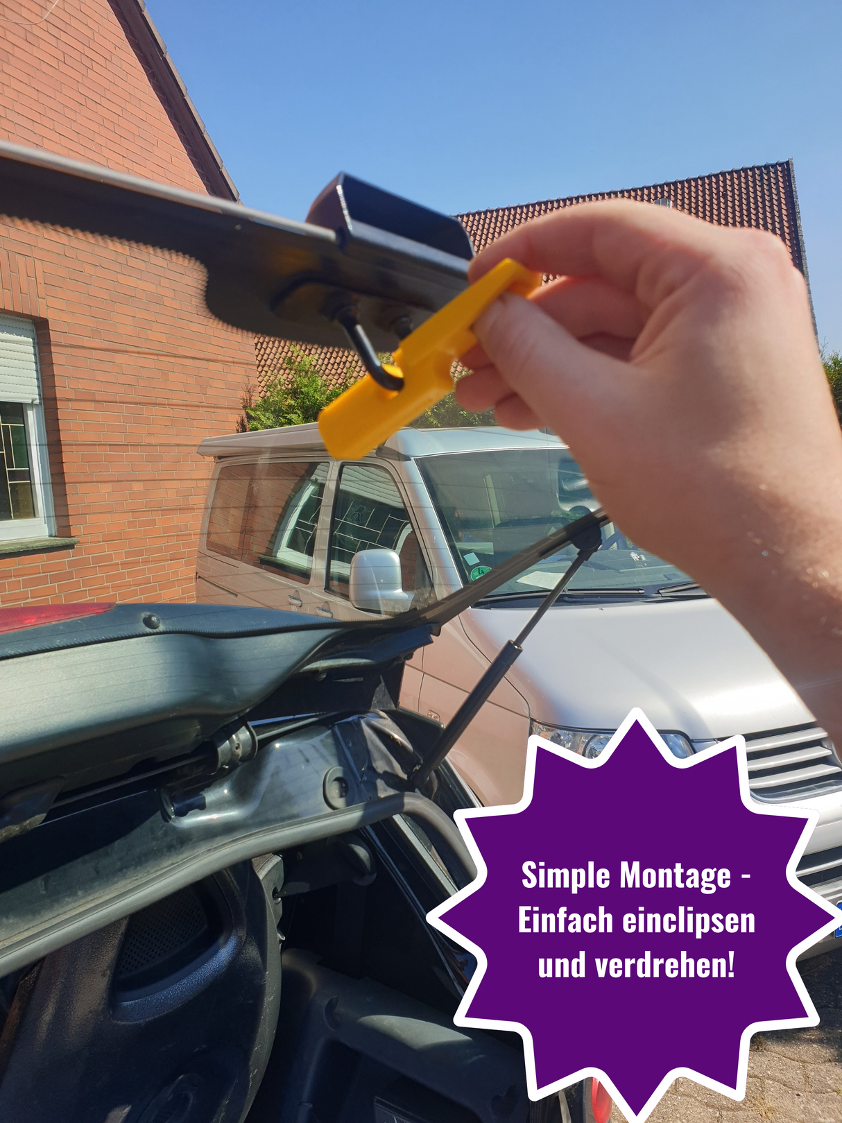 Heckklappenaufsteller für Smart ForTwo 450 - Heckfenster Belüftung DisagrEE