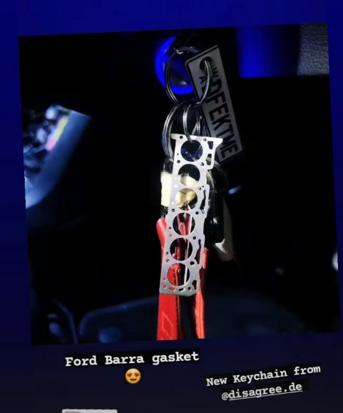 Miniatur einer Kopfdichtung für Ford Barra 4.0 DisagrEE
