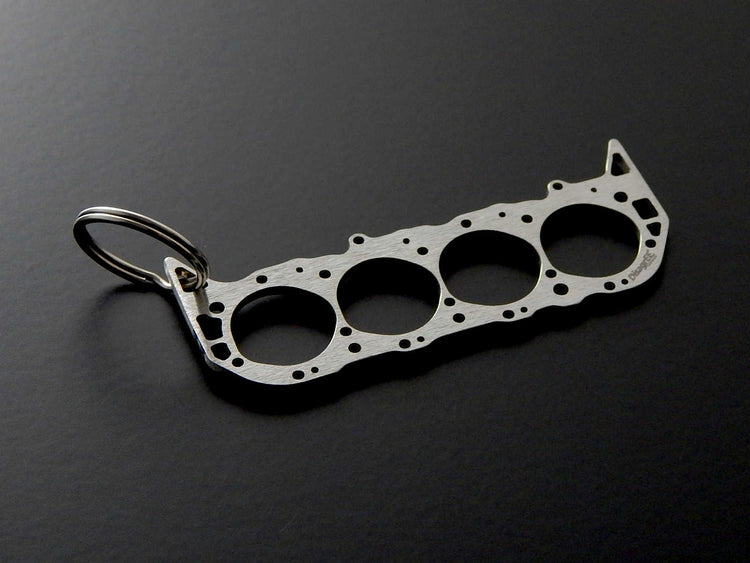 Miniatur einer Kopfdichtung für Chevy Big Block Mark IV - DisagrEE - keychain - Schlüsselanhänger